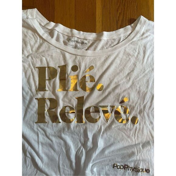 POP PHYSIQUE | plié. relevé. oversized boxy t shirt S - Picture 11 of 11